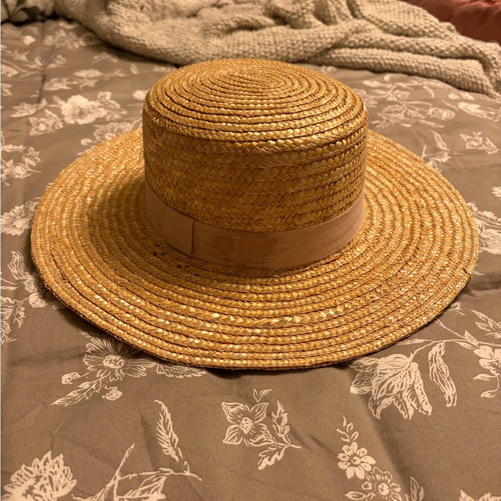 ASOS Wide-Brim Straw Sun Hat in Natural - Picture 2 of 5